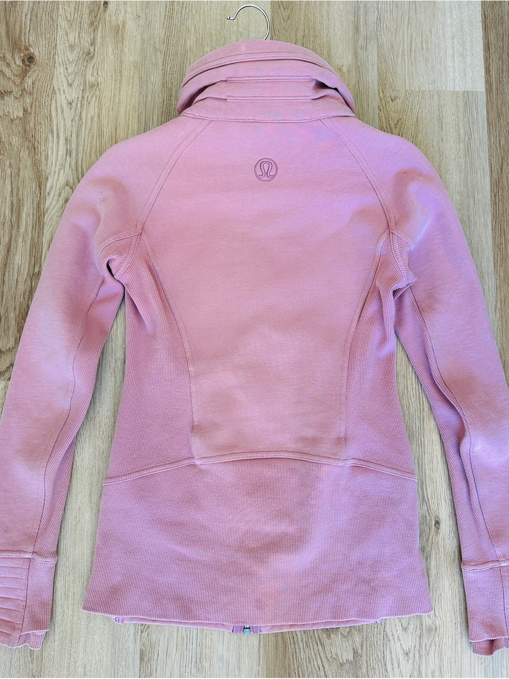 Lululemon Athletica Dusty Pink Full-Zip Funnel Neck Jacket - Picture 2 of 6